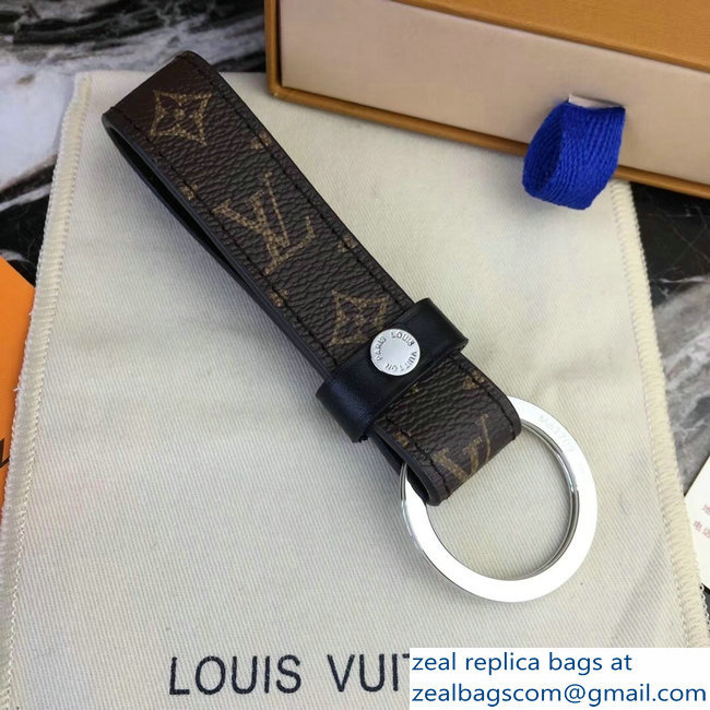 Louis Vuitton LV Dragonne Key Holder Monogram Canvas Brown/Silver - Click Image to Close