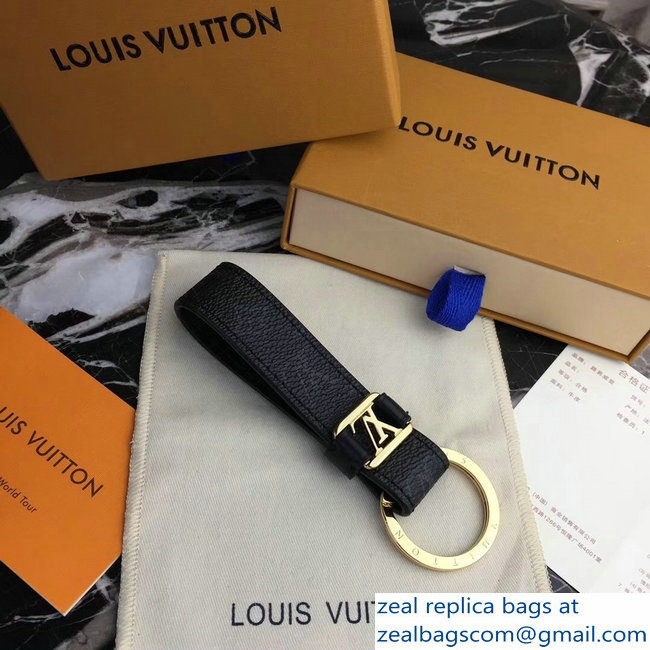 Louis Vuitton LV Dragonne Key Holder Monogram Eclipse Canvas/Gold