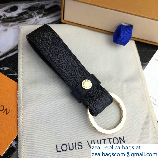 Louis Vuitton LV Dragonne Key Holder Monogram Eclipse Canvas/Gold