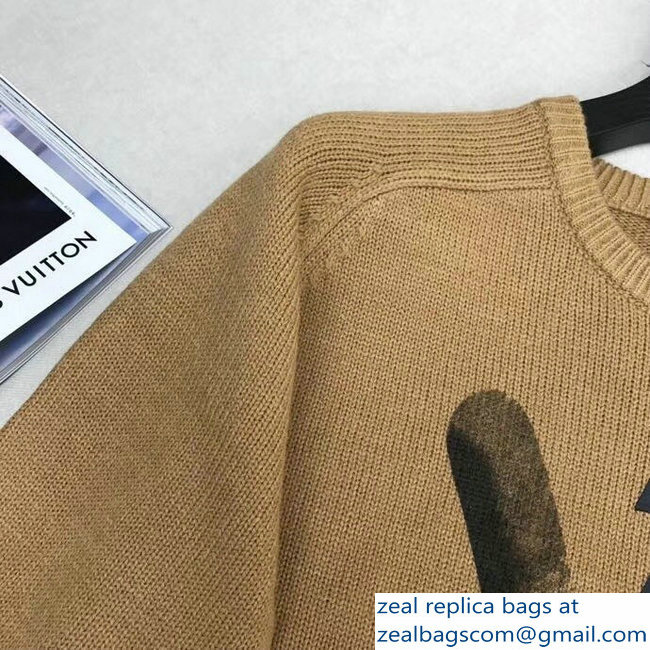 Louis Vuitton LV Peace and Love Crewneck Sweater 2018