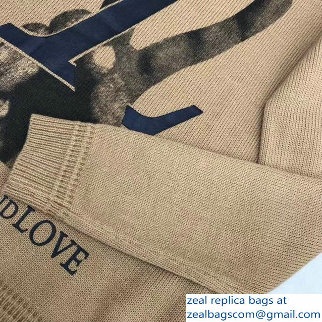 Louis Vuitton LV Peace and Love Crewneck Sweater 2018