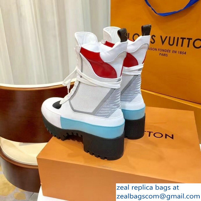 Louis Vuitton Laureate Heel 5cm Platform 3cm Desert Boots Flashes Of Bold Color