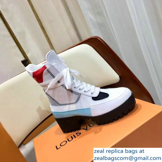 Louis Vuitton Laureate Heel 5cm Platform 3cm Desert Boots Flashes Of Bold Color