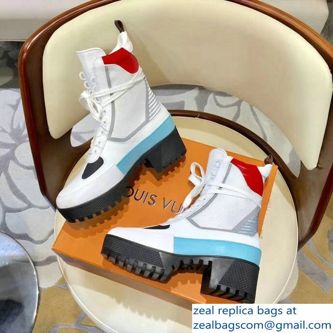 Louis Vuitton Laureate Heel 5cm Platform 3cm Desert Boots Flashes Of Bold Color - Click Image to Close