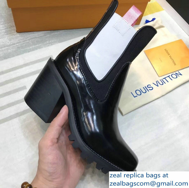 Louis Vuitton Limitless Ankle Boots Black/White 2018 - Click Image to Close