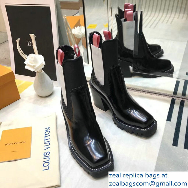 Louis Vuitton Limitless Ankle Boots Black/White 2018 - Click Image to Close