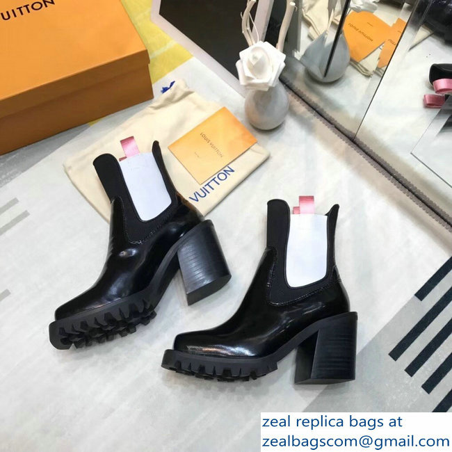 Louis Vuitton Limitless Ankle Boots Black/White 2018 - Click Image to Close