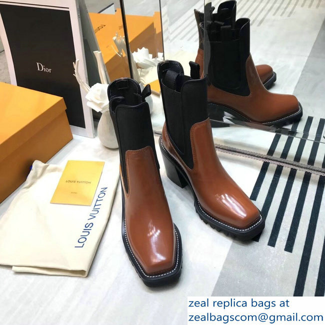 Louis Vuitton Limitless Ankle Boots Brown/Black 2018