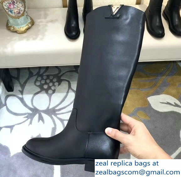 Louis Vuitton Logo High Boots - Click Image to Close