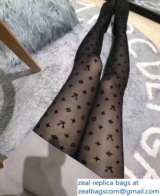 Louis Vuitton Logo Pantyhose - Click Image to Close