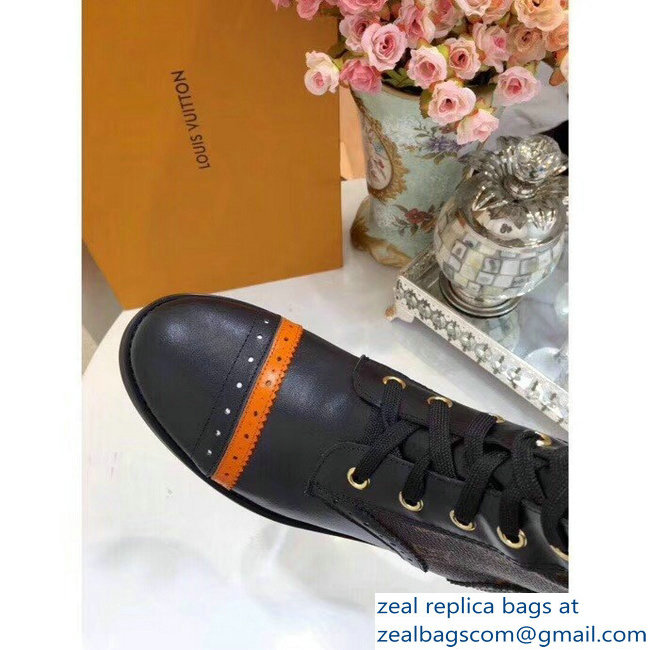 Louis Vuitton Logo Strap High Boots Monogram Canvas - Click Image to Close