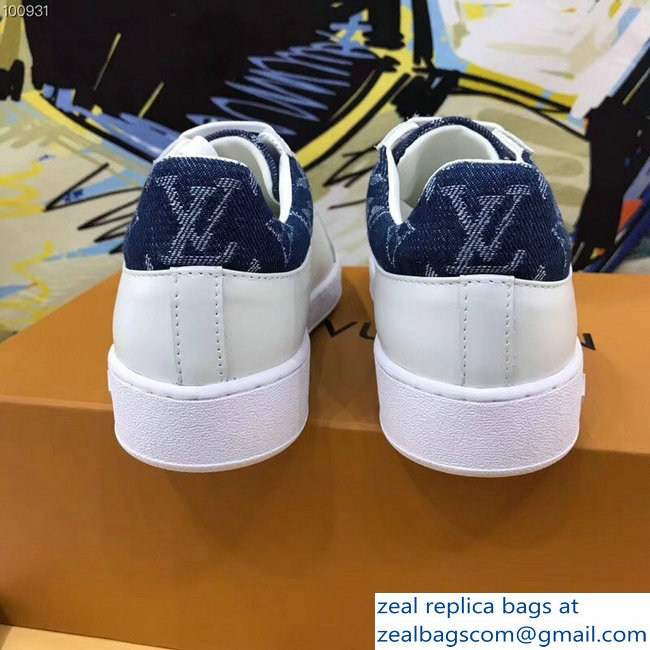 Louis Vuitton Luxembourg Sneakers Denim Monogram 2018