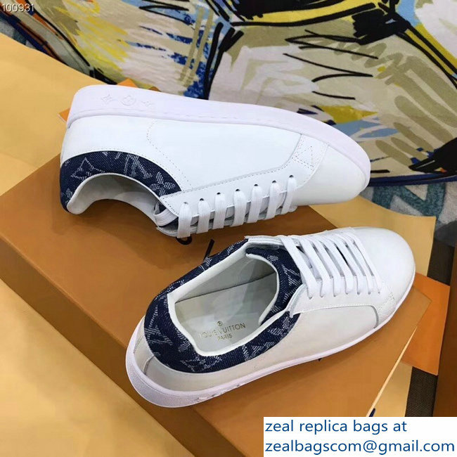 Louis Vuitton Luxembourg Sneakers Denim Monogram 2018 - Click Image to Close