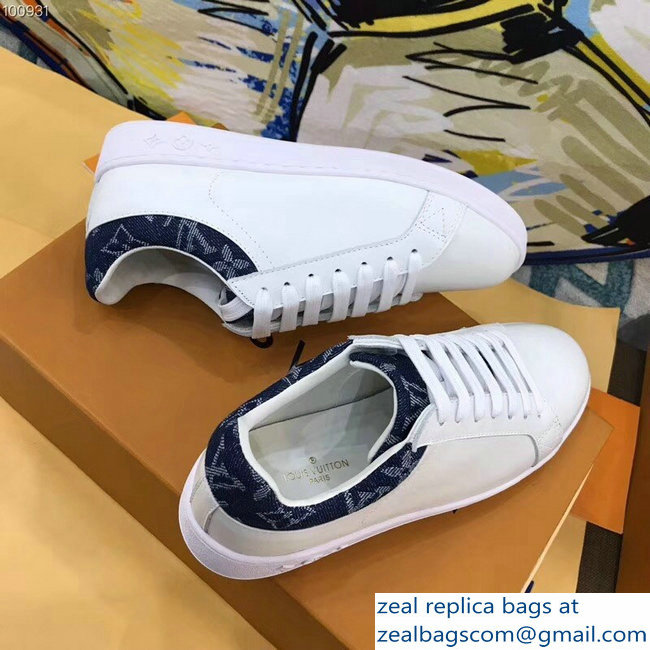 Louis Vuitton Luxembourg Sneakers Denim Monogram 2018