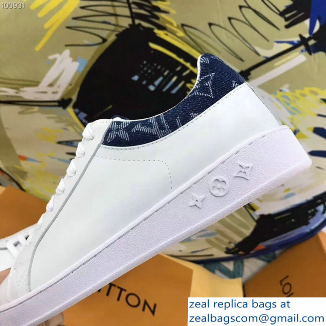 Louis Vuitton Luxembourg Sneakers Denim Monogram 2018 - Click Image to Close