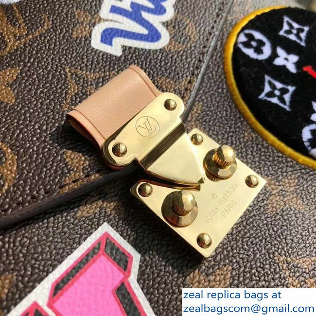 Louis Vuitton Monogram Canvas Pochette Metis Bag M43991 Patches 2018