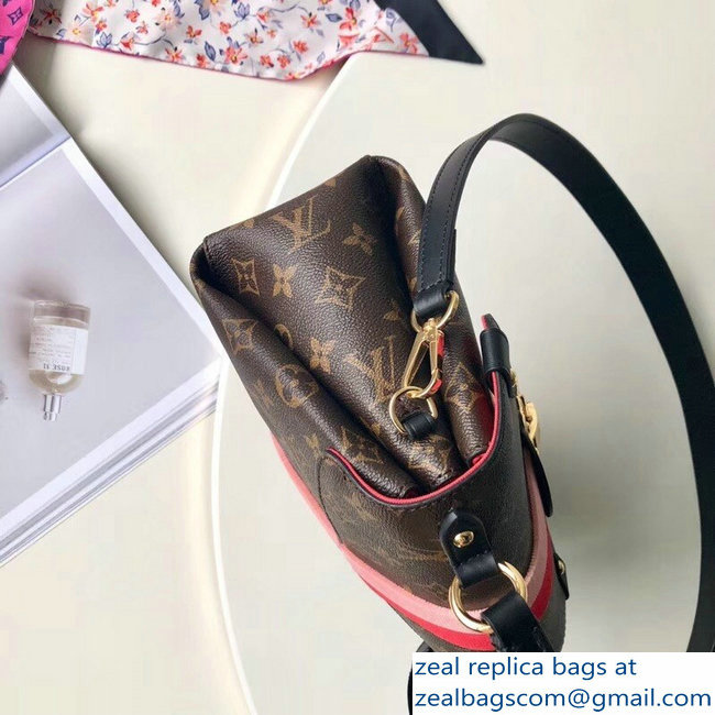 Louis Vuitton Monogram Canvas Tufted Stripe Georges BB Bag M43866 Coquelicot Peche 2018 - Click Image to Close