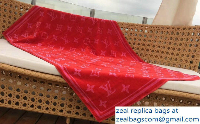 Louis Vuitton Monogram Classic Beach Towel freesia