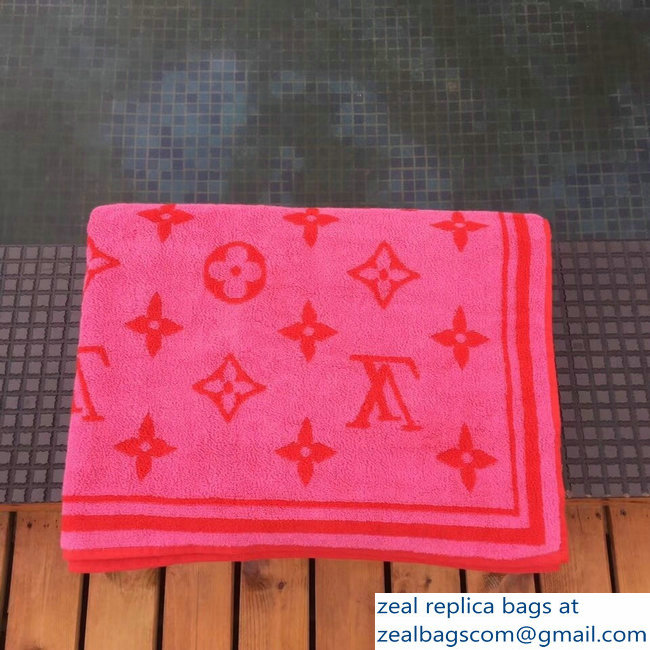 Louis Vuitton Monogram Classic Beach Towel freesia - Click Image to Close