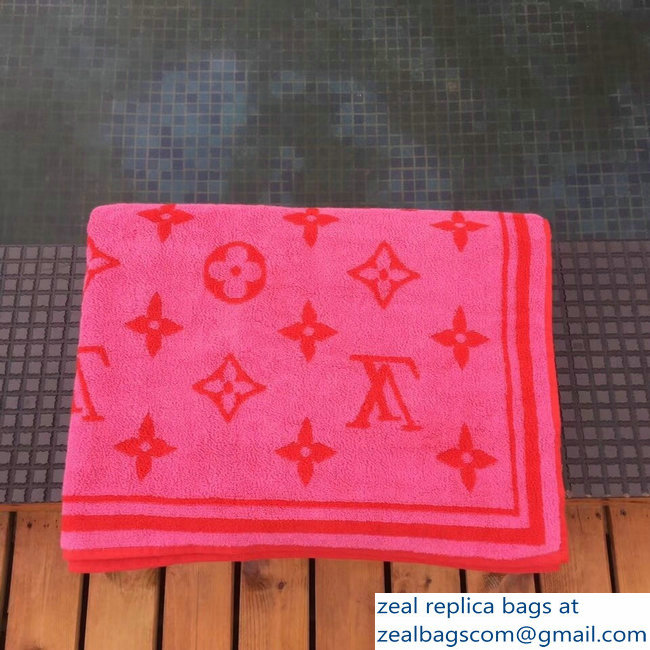 Louis Vuitton Monogram Classic Beach Towel freesia