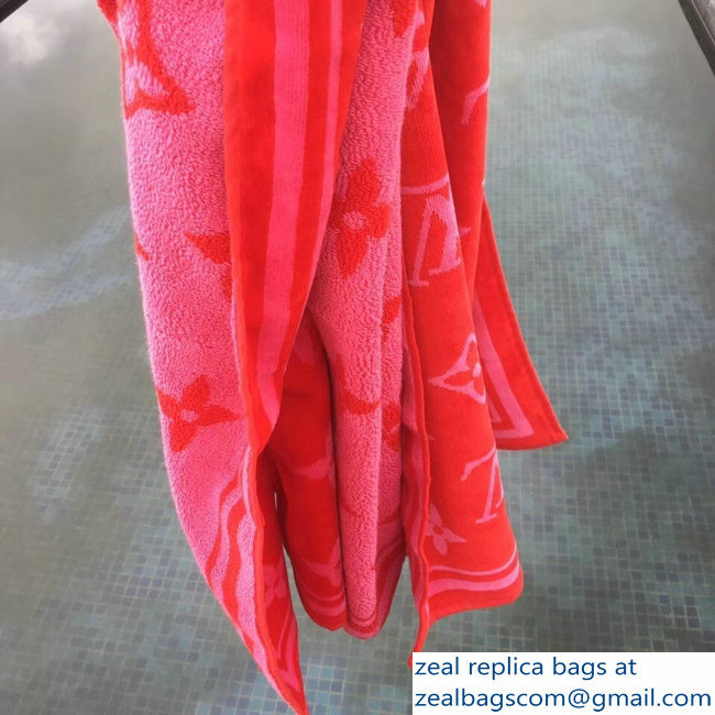 Louis Vuitton Monogram Classic Beach Towel freesia - Click Image to Close