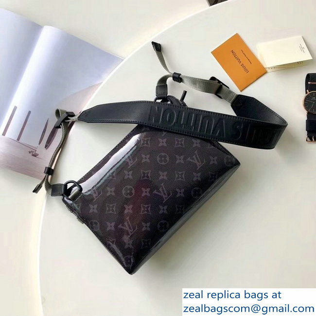 Louis Vuitton Monogram Eclipse Glaze Canvas Messenger PM Bag M52218 2018 - Click Image to Close