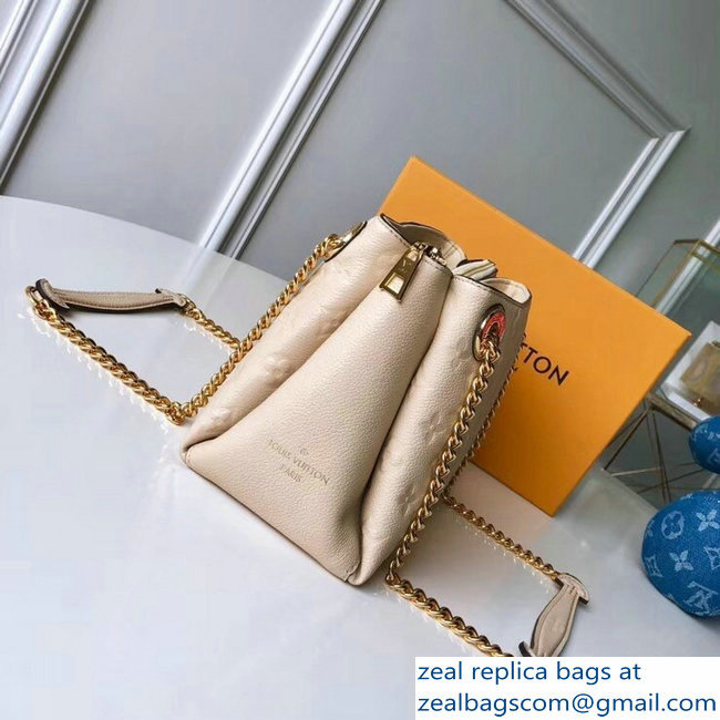 Louis Vuitton Monogram Empreinte Surene BB Bag Creme M43877 2018 - Click Image to Close