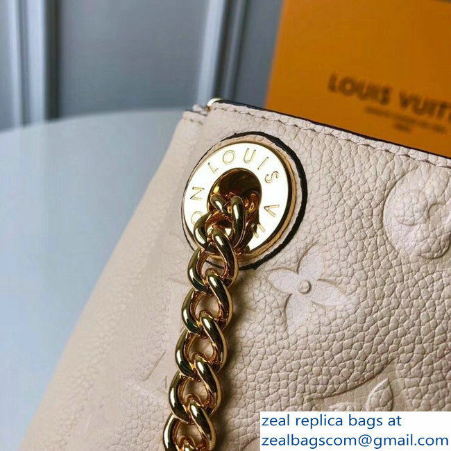 Louis Vuitton Monogram Empreinte Surene BB Bag Creme M43877 2018 - Click Image to Close
