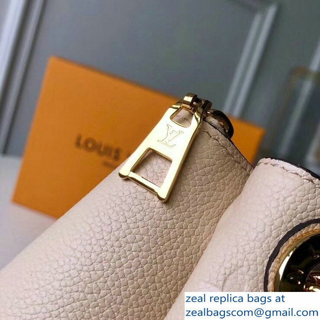 Louis Vuitton Monogram Empreinte Surene BB Bag Creme M43877 2018