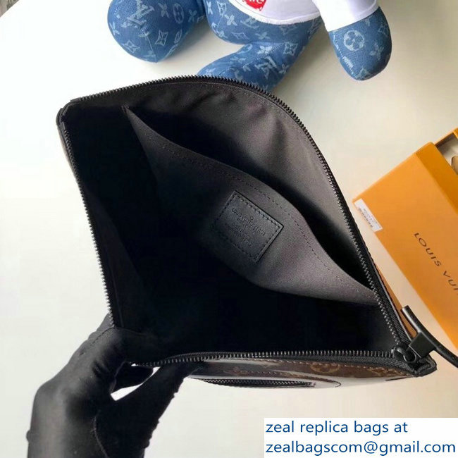 Louis Vuitton Monogram Glaze Canvas Pochette Cosmos Clutch Bag M63271 2018 - Click Image to Close