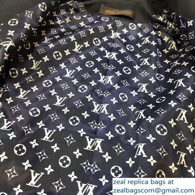 Louis Vuitton Monogram Inside Perfecto Jacket and Skirt Suit 2018