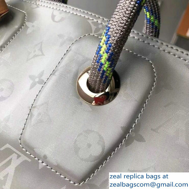 Louis Vuitton Monogram Titanium Canvas Keepall Bandouliere 50 Bag M43886 2018 - Click Image to Close