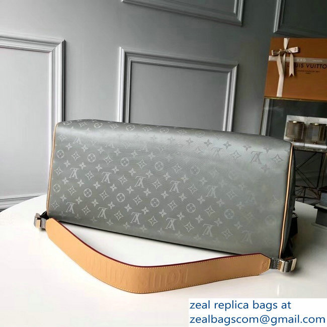 Louis Vuitton Monogram Titanium Canvas Keepall Bandouliere 50 Bag M43886 2018