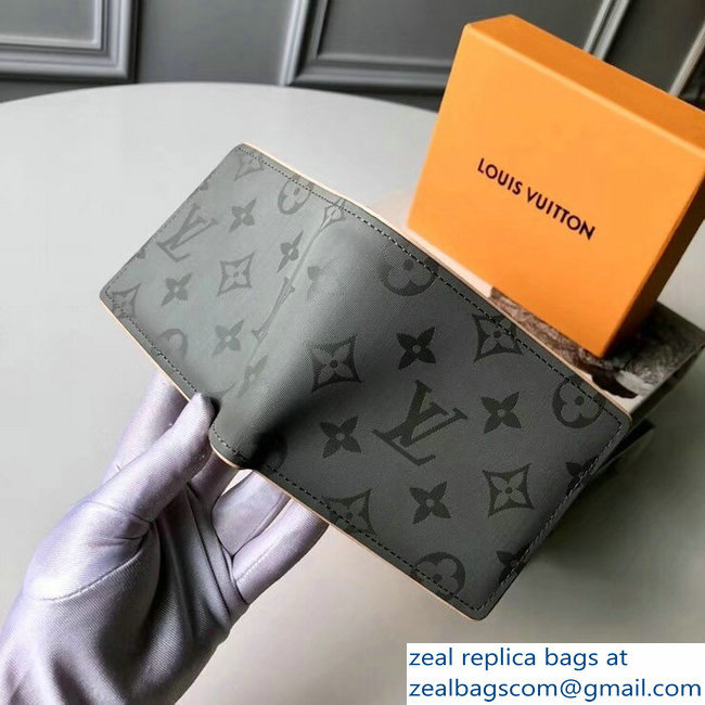 Louis Vuitton Monogram Titanium Canvas Multiple Wallet M63297 2018