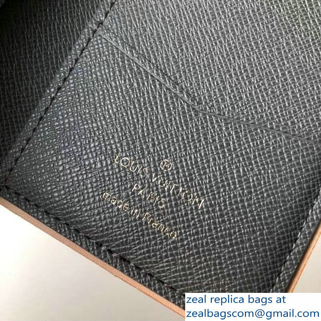 Louis Vuitton Monogram Titanium Canvas Pocket Organizer Wallet M63233 2018
