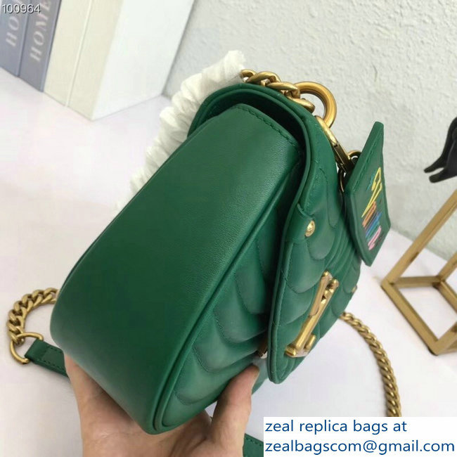 Louis Vuitton New Wave Chain Bag MM Green 2018