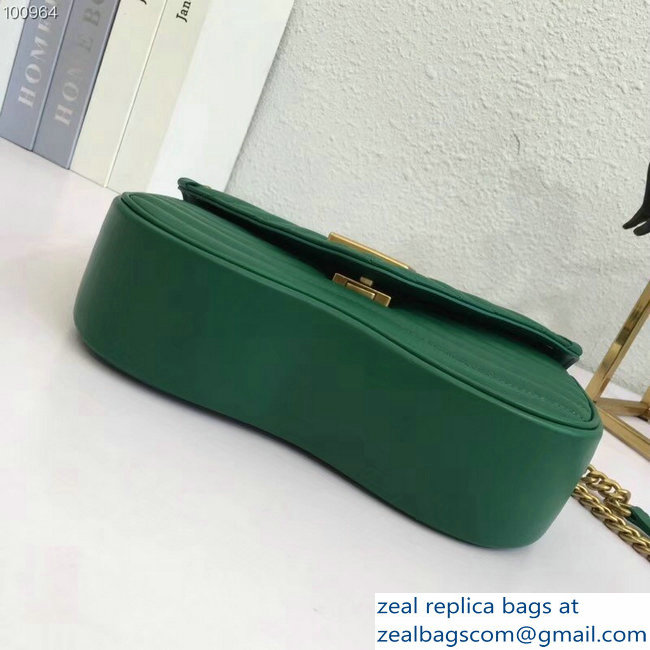 Louis Vuitton New Wave Chain Bag MM Green 2018