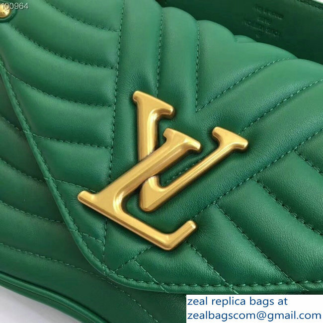 Louis Vuitton New Wave Chain Bag MM Green 2018