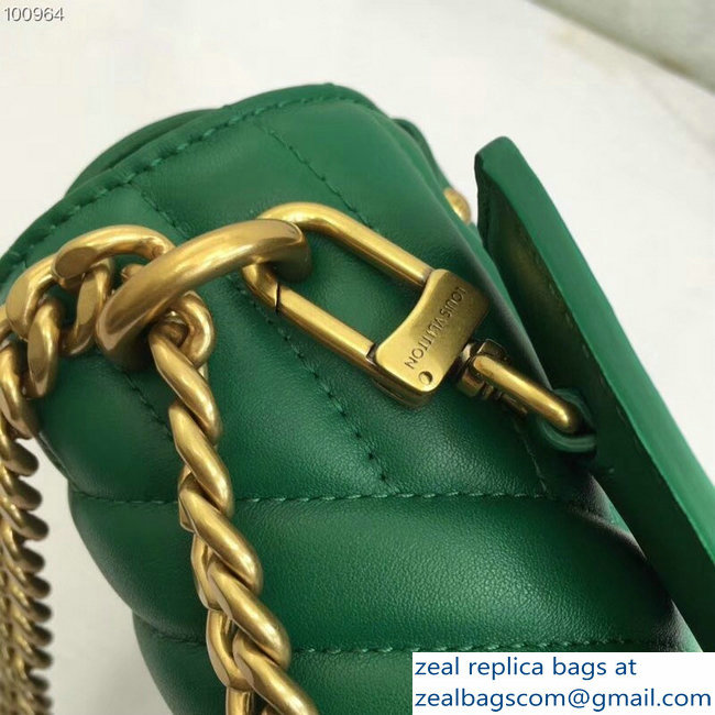 Louis Vuitton New Wave Chain Bag MM Green 2018