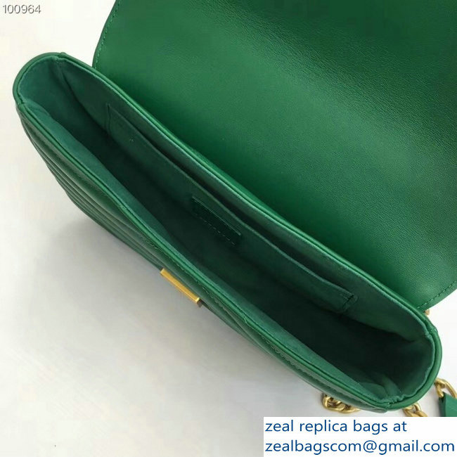 Louis Vuitton New Wave Chain Bag MM Green 2018