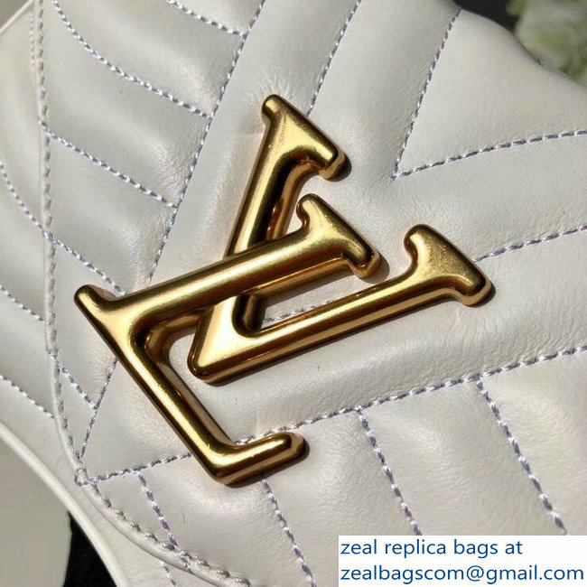 Louis Vuitton New Wave Chain Bag MM M51945 White 2018