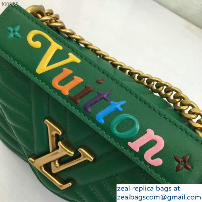 Louis Vuitton New Wave Chain Bag PM Green 2018