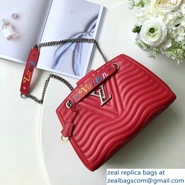 Louis Vuitton New Wave Chain Tote Bag M51497 Red 2018