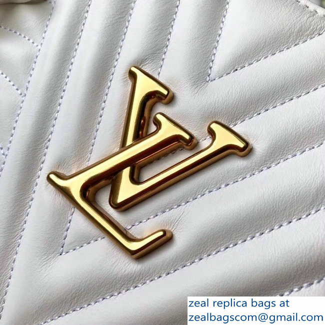 Louis Vuitton New Wave Chain Tote Bag M51978 White 2018