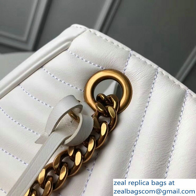 Louis Vuitton New Wave Chain Tote Bag M51978 White 2018