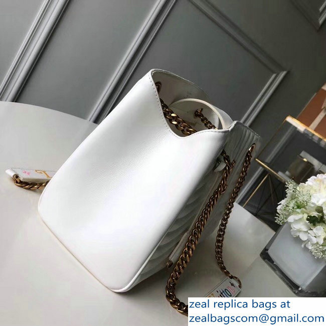 Louis Vuitton New Wave Chain Tote Bag M51978 White 2018