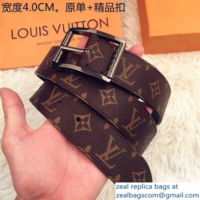 Louis Vuitton Reverso Width 4cm Reversible Belt Monogram Canvas and Monogram Pacific MP035Q