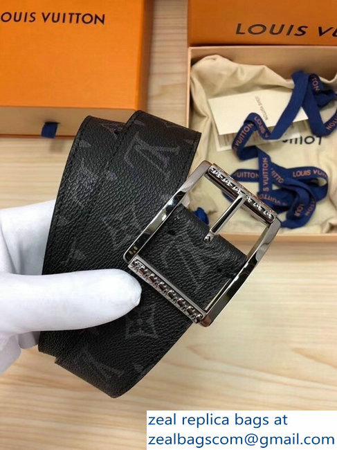 Louis Vuitton Reverso Width 4cm Reversible Belt Monogram Eclipse and Reflective Monogram MP036S