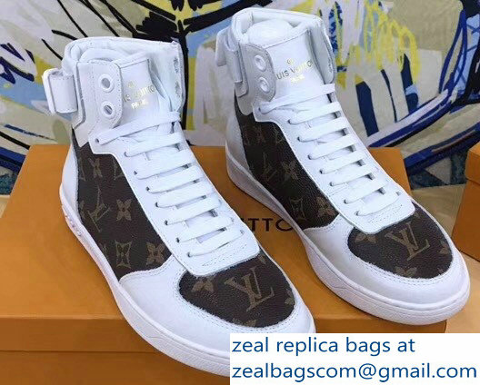 Louis Vuitton Rivoli Sneakers Boots Monogram Canvas 2018