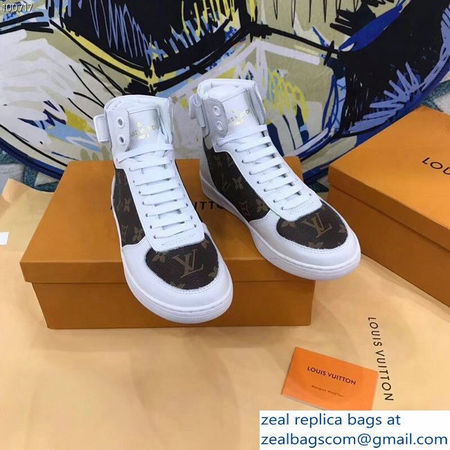 Louis Vuitton Rivoli Sneakers Boots Monogram Canvas 2018
